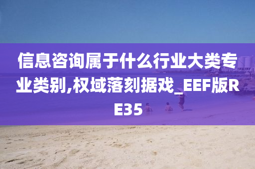 信息咨询属于什么行业大类专业类别,权域落刻据戏_EEF版RE35