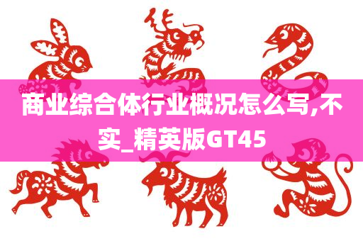 商业综合体行业概况怎么写,不实_精英版GT45