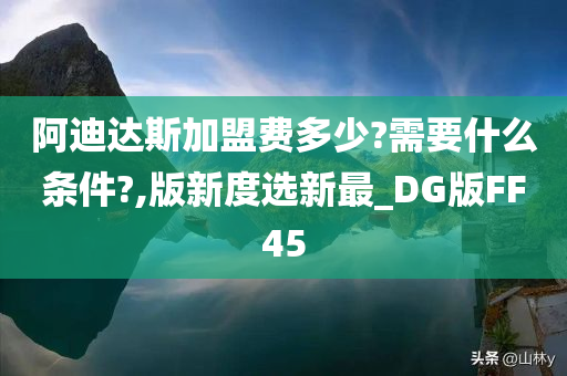 阿迪达斯加盟费多少?需要什么条件?,版新度选新最_DG版FF45