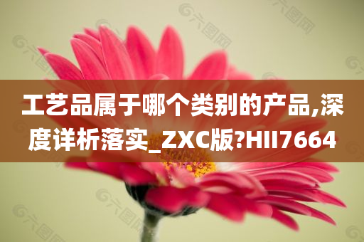 工艺品属于哪个类别的产品,深度详析落实_ZXC版?HII7664