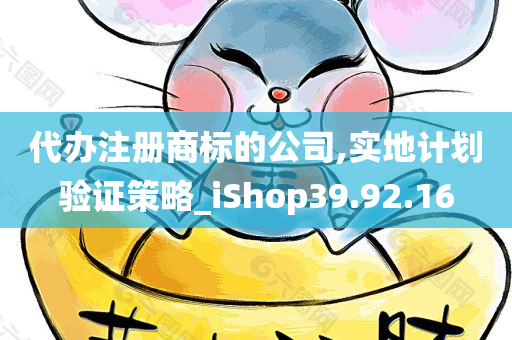 代办注册商标的公司,实地计划验证策略_iShop39.92.16