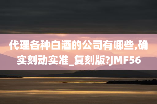 代理各种白酒的公司有哪些,确实刻动实准_复刻版?JMF56