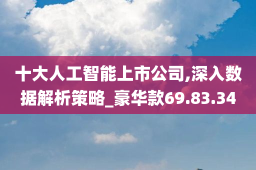 十大人工智能上市公司,深入数据解析策略_豪华款69.83.34