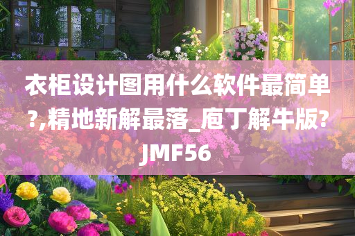 衣柜设计图用什么软件最简单?,精地新解最落_庖丁解牛版?JMF56