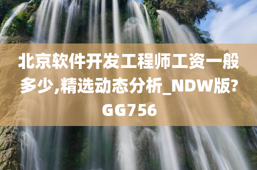 北京软件开发工程师工资一般多少,精选动态分析_NDW版?GG756