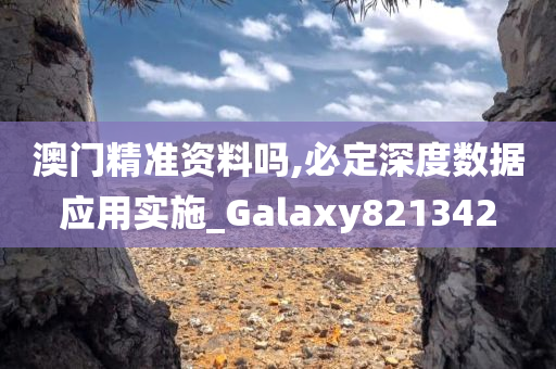 澳门精准资料吗,必定深度数据应用实施_Galaxy821342