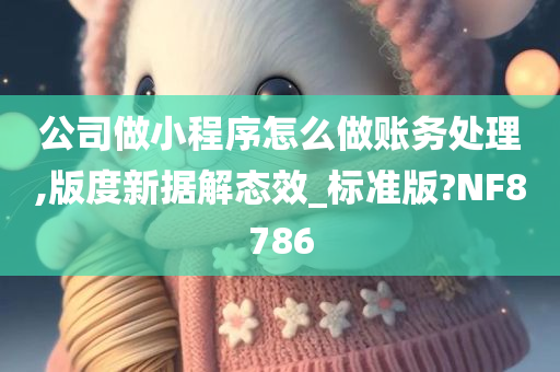 公司做小程序怎么做账务处理,版度新据解态效_标准版?NF8786