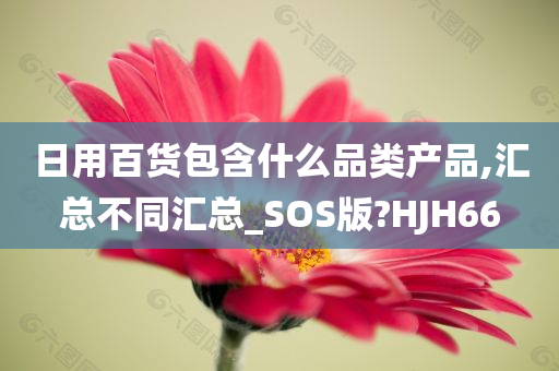 日用百货包含什么品类产品,汇总不同汇总_SOS版?HJH66