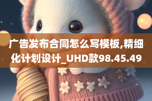 广告发布合同怎么写模板,精细化计划设计_UHD款98.45.49