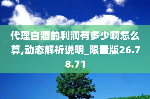 代理白酒的利润有多少啊怎么算,动态解析说明_限量版26.78.71