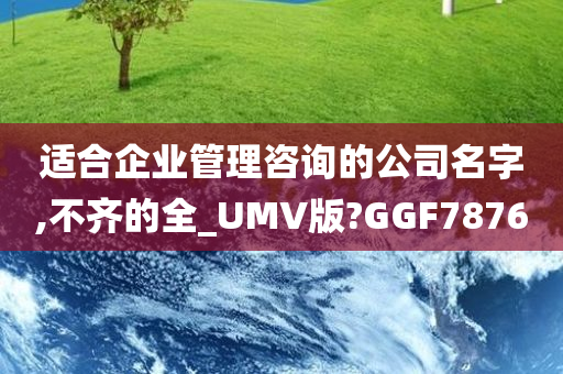 适合企业管理咨询的公司名字,不齐的全_UMV版?GGF7876