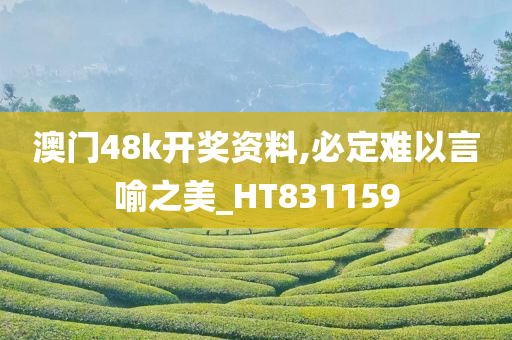 澳门48k开奖资料,必定难以言喻之美_HT831159