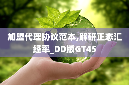 加盟代理协议范本,解研正态汇经率_DD版GT45