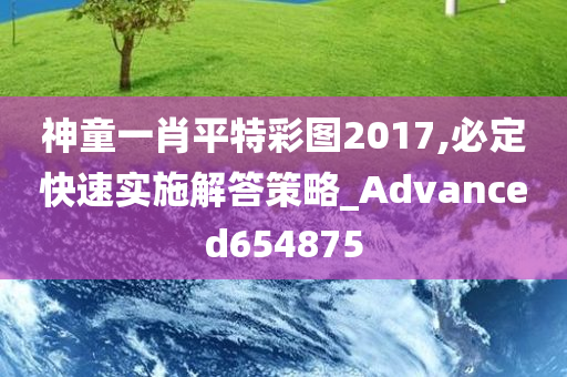 神童一肖平特彩图2017,必定快速实施解答策略_Advanced654875