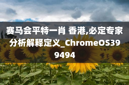 赛马会平特一肖 香港,必定专家分析解释定义_ChromeOS399494