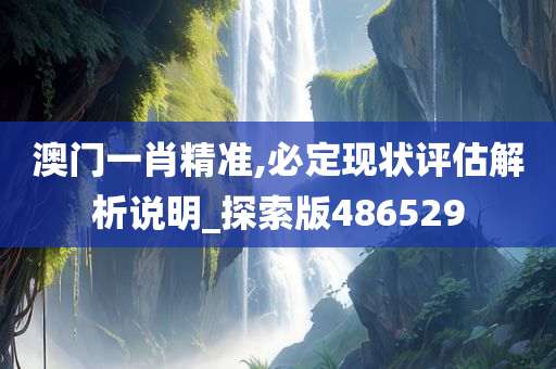 澳门一肖精准,必定现状评估解析说明_探索版486529