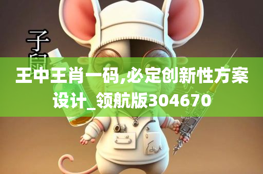 王中王肖一码,必定创新性方案设计_领航版304670