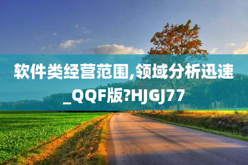 软件类经营范围,领域分析迅速_QQF版?HJGJ77