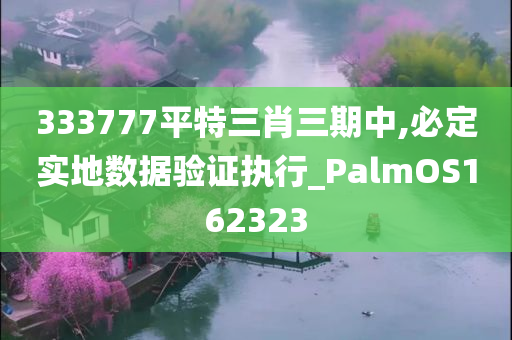 333777平特三肖三期中,必定实地数据验证执行_PalmOS162323