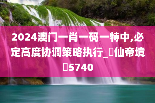 2024澳门一肖一码一特中,必定高度协调策略执行_‌仙帝境‌5740