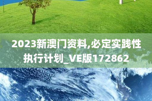 2023新澳门资料,必定实践性执行计划_VE版172862