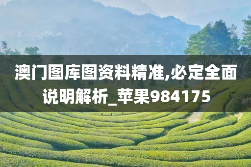 澳门图库图资料精准,必定全面说明解析_苹果984175