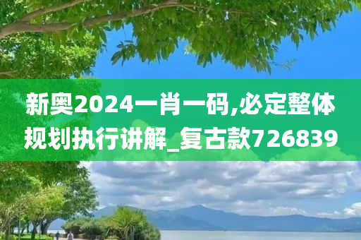 新奥2024一肖一码,必定整体规划执行讲解_复古款726839