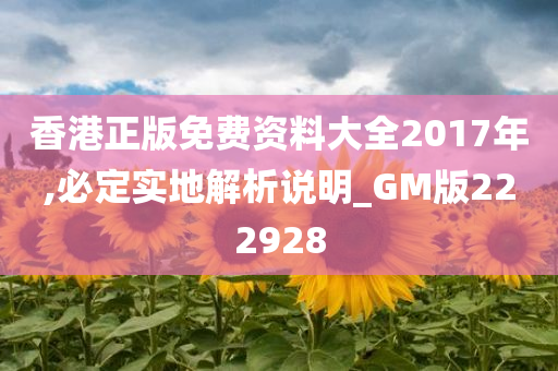 香港正版免费资料大全2017年,必定实地解析说明_GM版222928