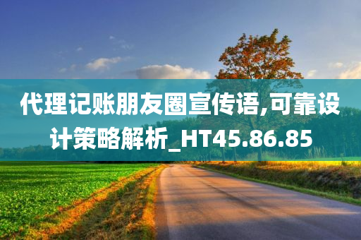 代理记账朋友圈宣传语,可靠设计策略解析_HT45.86.85