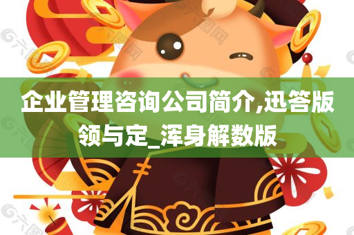 企业管理咨询公司简介,迅答版领与定_浑身解数版