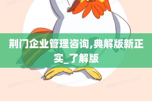 荆门企业管理咨询,典解版新正实_了解版