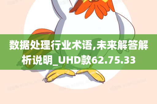 数据处理行业术语,未来解答解析说明_UHD款62.75.33