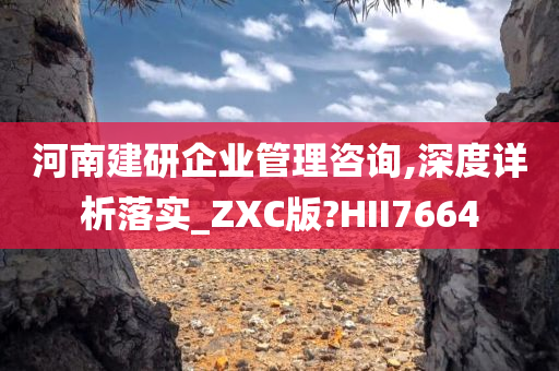 河南建研企业管理咨询,深度详析落实_ZXC版?HII7664