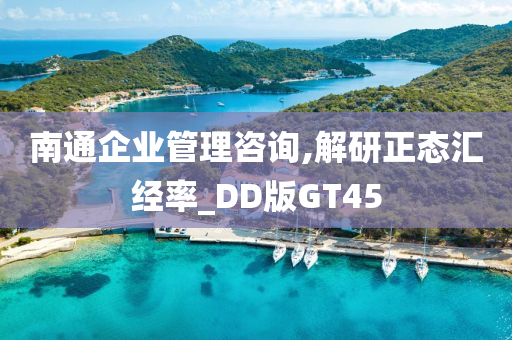 南通企业管理咨询,解研正态汇经率_DD版GT45