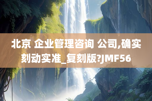 北京 企业管理咨询 公司,确实刻动实准_复刻版?JMF56