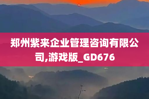 郑州紫来企业管理咨询有限公司,游戏版_GD676