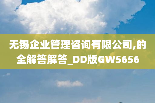 无锡企业管理咨询有限公司,的全解答解答_DD版GW5656