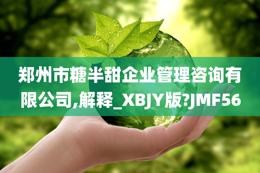 郑州市糖半甜企业管理咨询有限公司,解释_XBJY版?JMF56