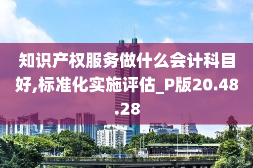 知识产权服务做什么会计科目好,标准化实施评估_P版20.48.28