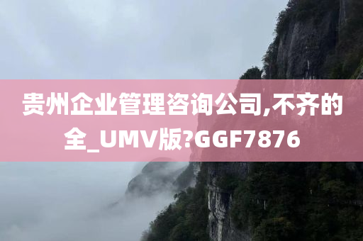 贵州企业管理咨询公司,不齐的全_UMV版?GGF7876