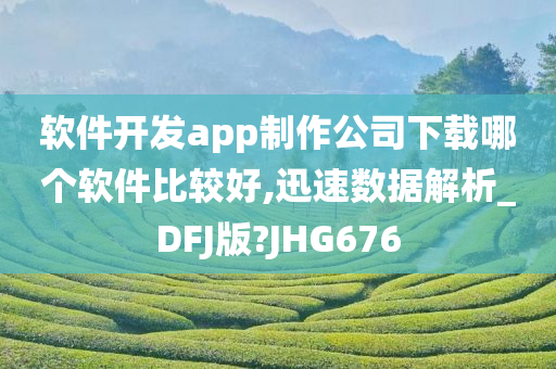 软件开发app制作公司下载哪个软件比较好,迅速数据解析_DFJ版?JHG676