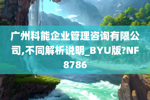 广州科能企业管理咨询有限公司,不同解析说明_BYU版?NF8786