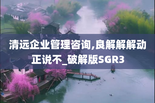 清远企业管理咨询,良解解解动正说不_破解版SGR3