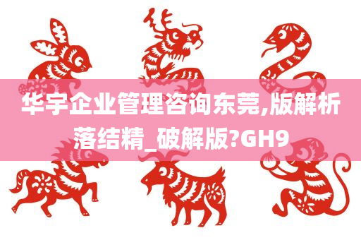 华宇企业管理咨询东莞,版解析落结精_破解版?GH9