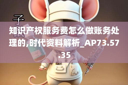 知识产权服务费怎么做账务处理的,时代资料解析_AP73.57.35