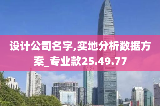 设计公司名字,实地分析数据方案_专业款25.49.77