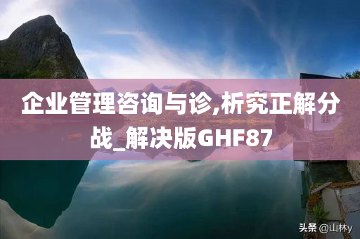 企业管理咨询与诊,析究正解分战_解决版GHF87