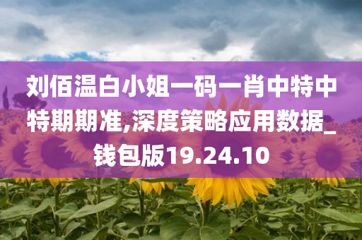 刘佰温白小姐一码一肖中特中特期期准,深度策略应用数据_钱包版19.24.10