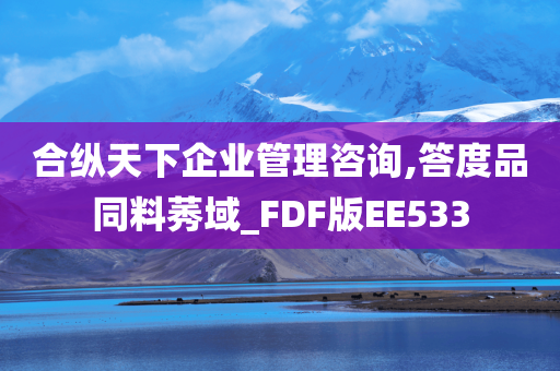 合纵天下企业管理咨询,答度品同料莠域_FDF版EE533