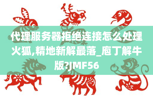 代理服务器拒绝连接怎么处理火狐,精地新解最落_庖丁解牛版?JMF56